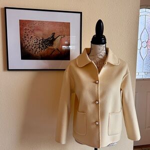 Luceriti Yellow Cashmere 50s Inspired Jacket